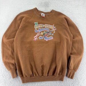vintage 80s THE OLDER THE VIOLIN THE SWEETER THE MUSIC CREWNECK SWEATSHIRT LARGE